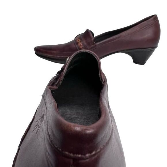 PIKOLINOS BROWN POINTED TOE SLIP ON CLASSIC CASUAL LEATHER MULES WOMENS SIZE 39 - Picture 8 of 8